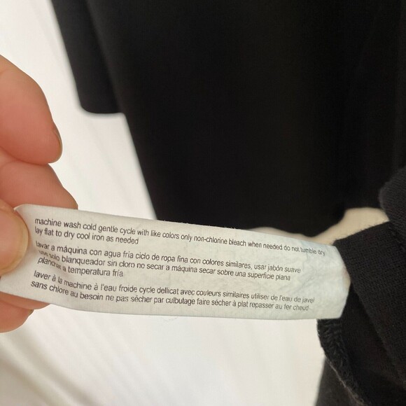 Eloquii Womens Top Size 20 Asymmetrical Hem Vneck Popover Ruffle Office Neutral - Picture 10 of 14